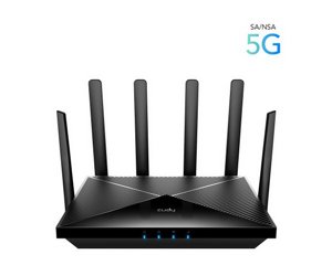 נתב אלחוטי כולל מודם סלולרי CUDY P5 AX3000 WIFI 6 GIGA Dual Sim